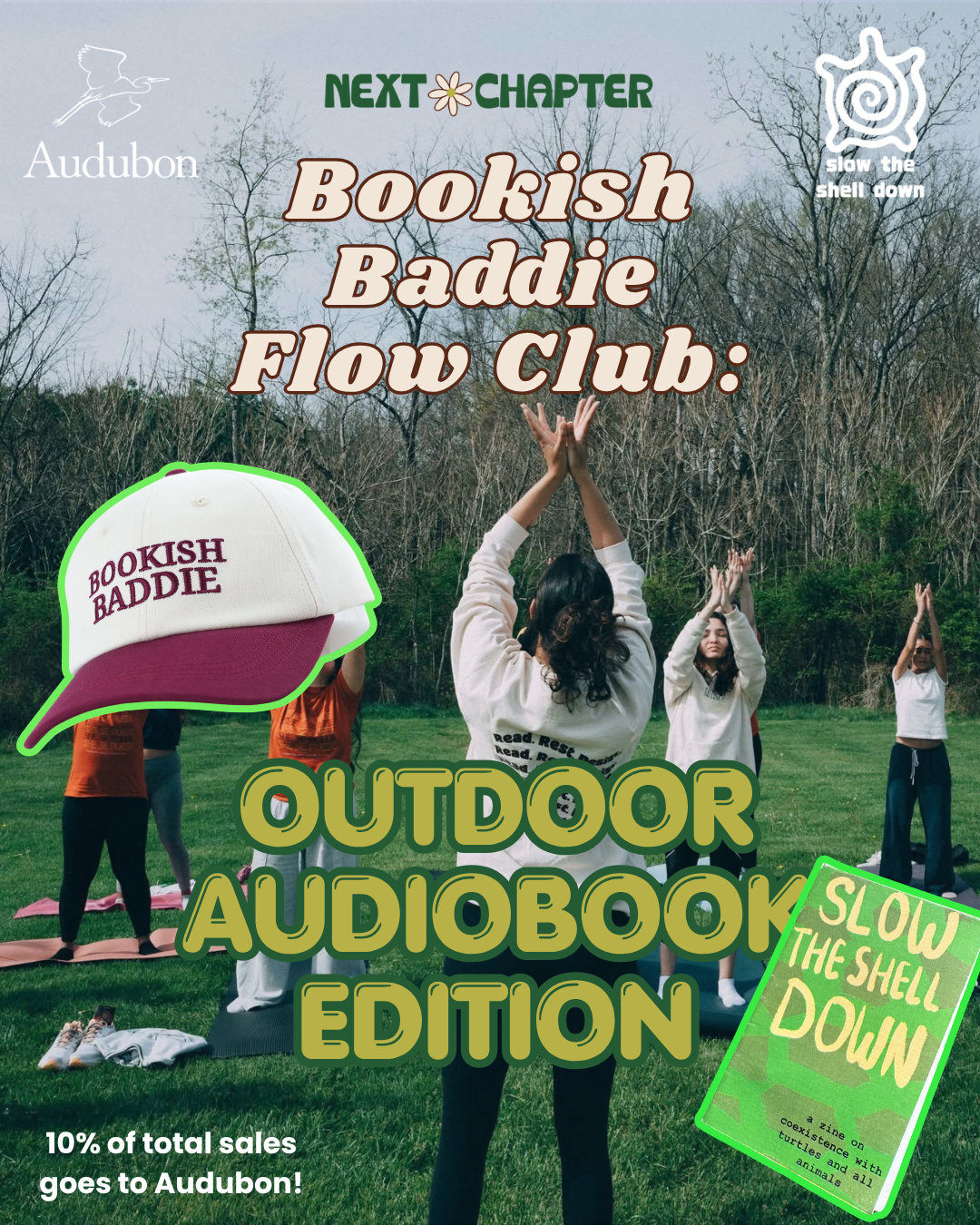 UPDATED June 28: Bookish Baddie Flow Club (Audiobook + Nature Walk)