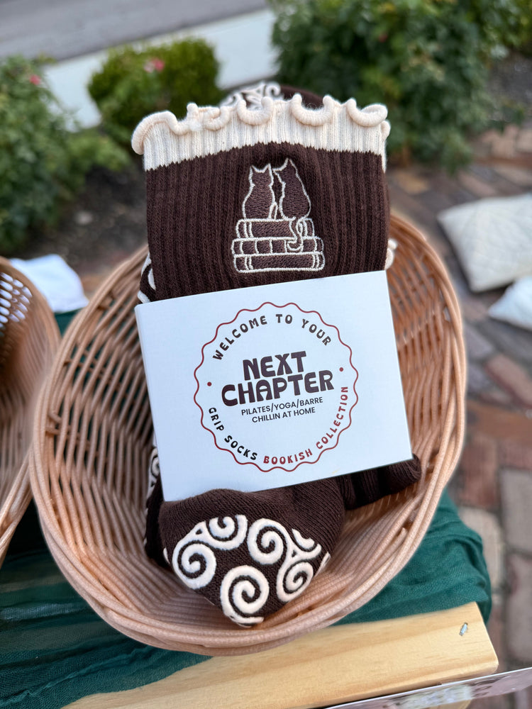 Bookish Grip Socks