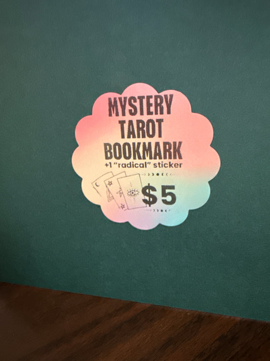 Mystery tarot bookmark