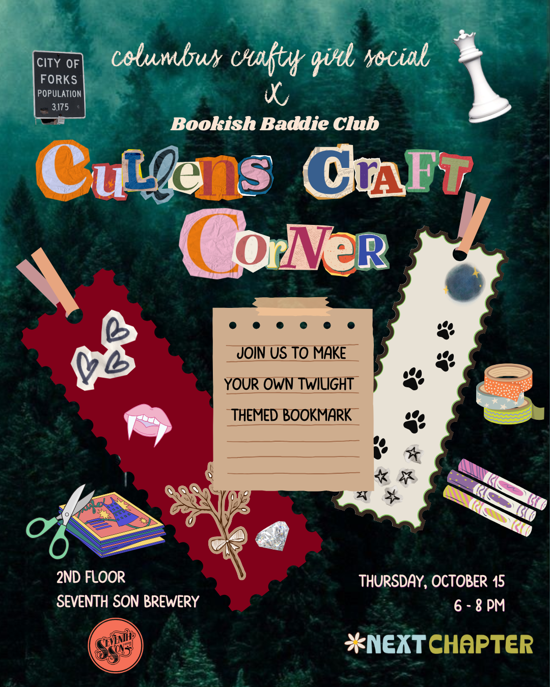Columbus Crafty Girl Social X Bookish Baddie Club: Cullen's Craft Corner