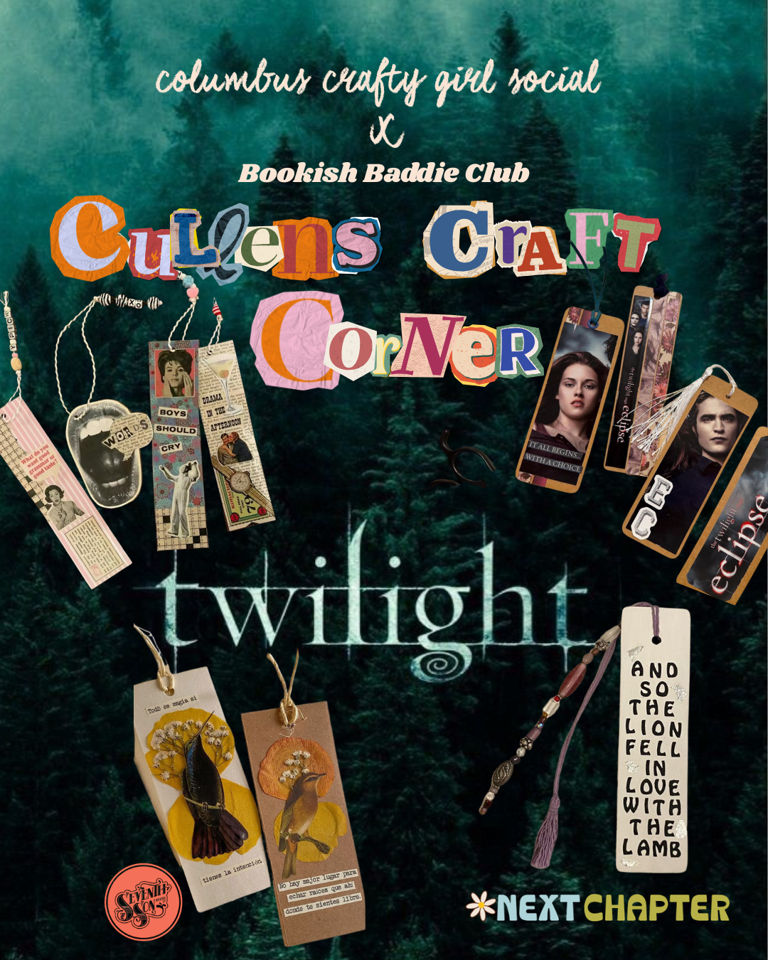 Columbus Crafty Girl Social X Bookish Baddie Club: Cullen's Craft Corner