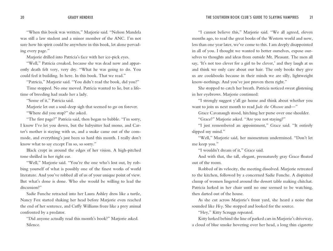 Southern Book Club's Guide to Slaying Vampires by Grady  Hendrix: Paperback; 424 pages / English