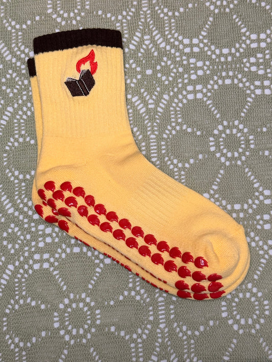 Banned Books Grip Socks