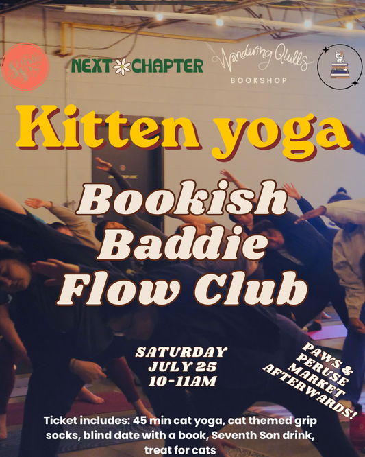 JULY 25 Bookish Baddie Flow Club: Kitten Yoga